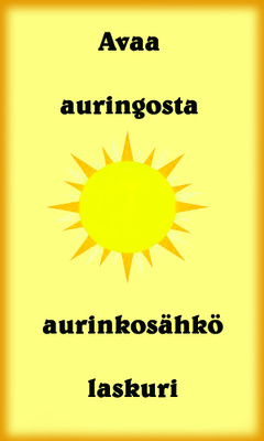 Aurinkosähkölaskuri